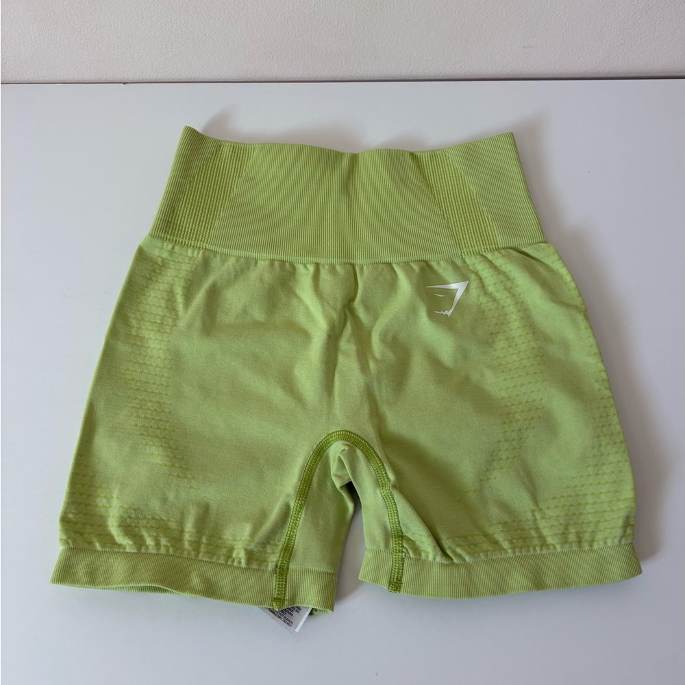 Gymshark Lime Green Bike Shorts